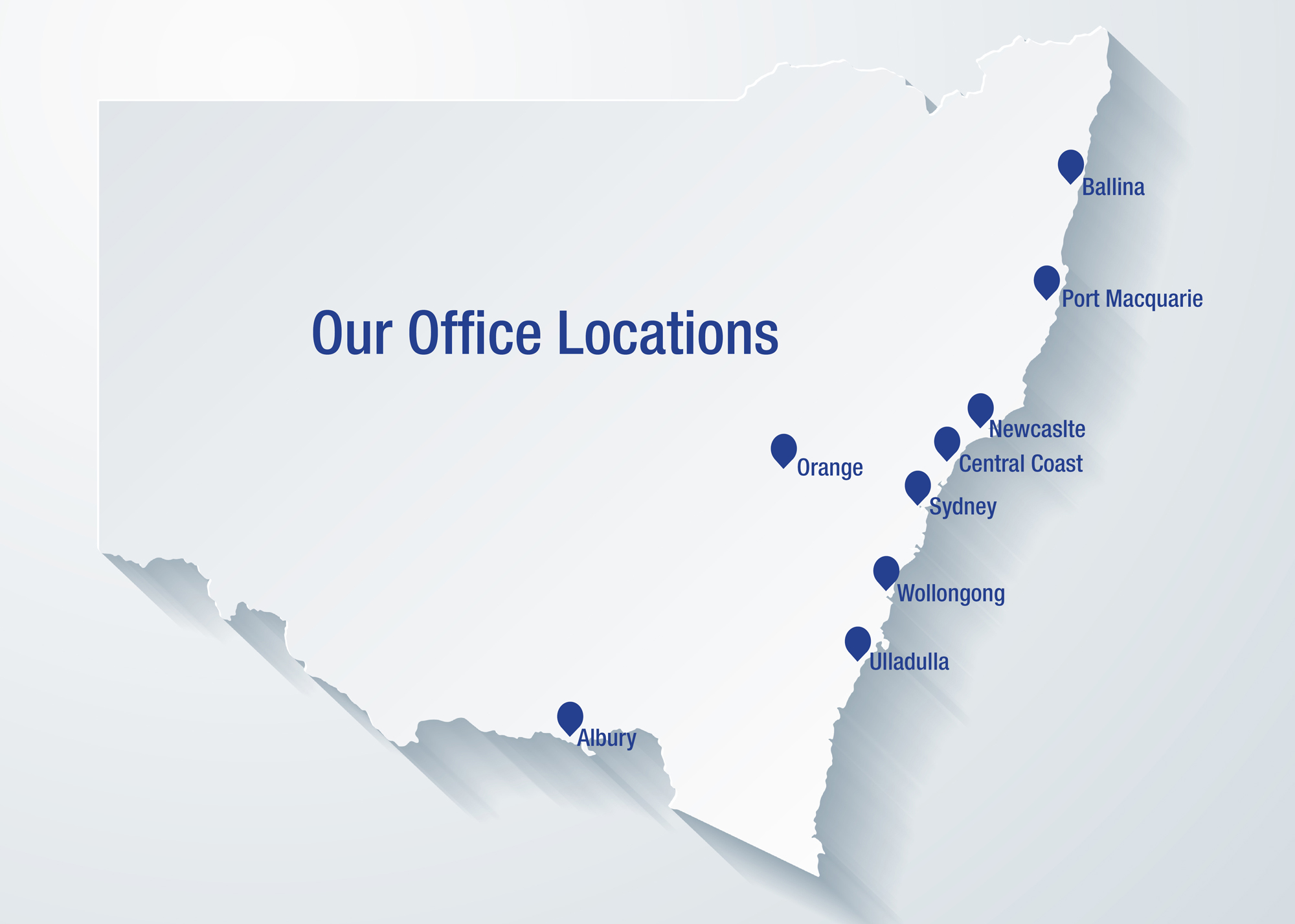 MBA NSW Locations Map