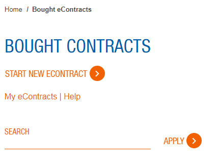 Bought Contracts screenshot
