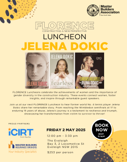 Florence Luncheon Invite for 2 May 2025