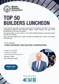 Top 50 Builders Luncheon Invitation