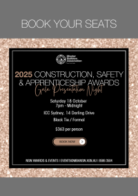 Click to Book Construction Awards Gala Dinner