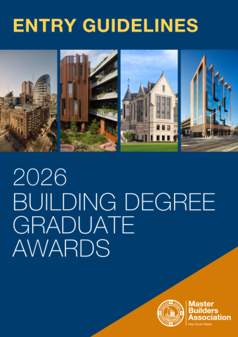 2026 Building Graduate Awards Guidelines